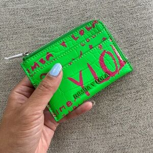 Lime green Bimba y Lola wallet